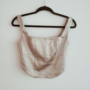 Satin Corset Top
